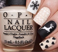 Holiday spirit Nagel Stamping, Nail Swag, Winter Nail Art