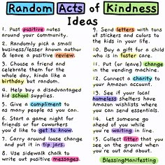 an image of random acts of kindness