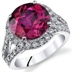 Peora.com - Ruby Ring Sterling Silver Round Shape 6.75 Carats SR11068, $59.99 (https://www.peora.com/ruby-ring-sterling-silver-round-shape-6-75-carats-sr11068) Ruby Ring Set, Jewelry Questions, Cheap Engagement Rings, Ruby Engagement Ring, Sterling Silver Engagement Rings, Ruby Jewelry, Blood Red, Silver Engagement Rings, Ruby Ring