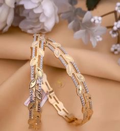 *Beautiful CNC Bangles Set Of 2. Price ₹.623/-* Gold Earrings For Kids, Bangles Set, Bangles Design, Gold Bangles Design, Bangle Designs, Bangle Set, Gold Jewelry Fashion, Gold Bangles