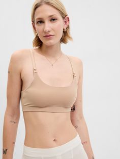 Maternity Seamless Scoop Nursing Bra | Gap