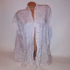 Victoria Secret Kimono Cover Up One Size Beige Cream Open Front Tie Up Cap Sleeve Pit To Pit 31" Length 26" New Without Tags *Bundle To Save Chavonne11 022324 Cap Sleeve, Front Open, Victoria Secret, Cap Sleeves, Cover Up, Victoria's Secret, Womens Tops, Cream, Tags