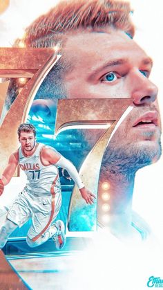 an image of a basketball player with the number seven on his face and numbers behind him