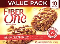 fiber one bars with nuts and peanut butter