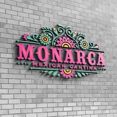 the sign on the side of a building that says monara mexican cantiba