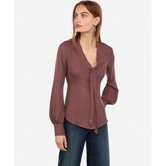 Beautiful Blouse That Can Be Used For Work Or Happy Hour! Sits A Little Low In The Cleavage Area But The Tie Kind Of Covers It For Work. Color Thornberry Too Small For My Arms. My Loss Is Your Win Fall Office Tops With Tie Neck, Tie Neck Tops For Office In Fall, Chic Tie Neck Tops For Fall, Feminine Top For Workwear In Fall, Feminine Top For Work In Fall, Feminine Fall Top For Workwear, Feminine Fall Workwear Top, Chic Tie Neck Shirt For Fall, Chic Fall Shirt With Tie Neck