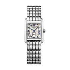 Longines Mini Dolcevita 21.50 x 29mm Women's Watch, Silver Flinque Dial Diamond Bezel Bracelet, Bezel Bracelet, Longines Watch, Kate Winslet, Quiet Luxury, Bezel Diamond, Jennifer Lawrence, Stainless Steel Watch, Watch Case