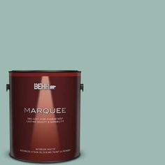 the behr marquee paint is available in two colors, including beige and red