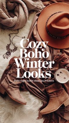 Stay warm and stylish this winter! These boho outfit ideas are perfect for date nights in the cold.🧥💖 #BohoFashion #DateNightLooks #CozyStyle