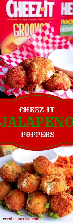 cheez - it jalapeno poppers are the perfect appetizer for any party