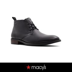 in stock Modern Formal Chukka Boots With Round Toe, Business Chukka Boots With Removable Insole, Modern Black Moc Toe Dress Shoes, Casual Leather Wingtip Lace-up Shoes, Modern Wingtip Leather Lace-up Shoes, Masculine Wingtip Business Lace-up Shoes, Classic Black Plain Toe Chukka Boots, School Uniform Shoes, Swim Trends