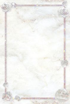 a white marble background with diamonds in the middle