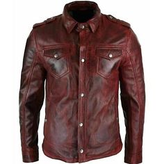 Find ideas๏ฟฝand inspiration for Men's Real Burgundy Lambskin Genuine Leather Shirt Stylish Biker Jacket Shirt , Mens Coats Jackets Biker Leather Jacket With Snap Buttons, Casual Long Sleeve Leather Jacket For Biker Events, Casual Fitted Biker Jacket, Jacket Shirt, Leather Shirt, Men's Coats & Jackets, Lambskin Leather, Biker Jacket, Mens Coats