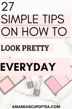 Can't wait to try out some of these tips on how to look pretty! Love finding good beauty hacks like these! Beauty Hacks Skincare, Makeup Tips For Beginners, Creative Makeup Looks