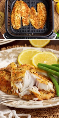 Tilapia In Air Fryer, Seasoned Tilapia, How To Cook Tilapia, Healthy Tilapia, Healthy Air Fryer, Air Fryer Cooking Times