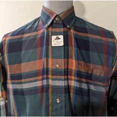 New Multicolor Button Down Plaid Check Shirt Top From Chapel Hill. It's New. Only Has Little Tag That Says Single Needle Sewing. ********************************************************** Please Check Our Other Items Also. Poshmark Offers Shipping Deal ( 1 Flat Rate Shipping Fee For All Items Purchased In 1 Transaction, Maximum Weight 5 Lbs ) And To Further Save You Money, We Have Created An Awesome Bundle Discount : $4-5 Item / 5 Items For $20 $6-7 Item / 4 Items For $20 $8-9 Item / 3 Items For $20 Thank You For Your Support ********************************************************** Multicolor Button-up Shirt With Button Closure, Multicolor Button-up Shirt With Button Cuffs, Classic Multicolor Shirt For Fall, Classic Multicolor Fall Shirt, Classic Multicolor Button-up Shirt, Urban Outfitters Men, 80s And 90s Fashion, Linen Blend Shirt, Button Down Shirt Mens