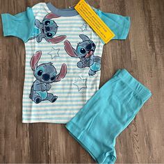 New Disney Stitch Pajamas, Size 4t Red Flannel Pajamas, Stitch Pajamas, Disney Princess Toddler, Mickey Mouse Pajamas, Disney Princess Babies, Disney Baby Clothes, Unisex Pajamas, Disney Toddler, Disney Pajamas