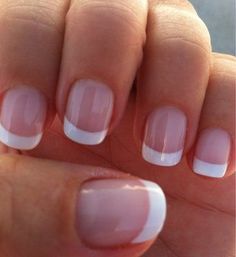 Funny Nails, Gel Nails French, Gel French Manicure, Manicure Designs, French Manicure Designs, White Tips, Short Gel Nails, French Manicure Nails, Her Nails