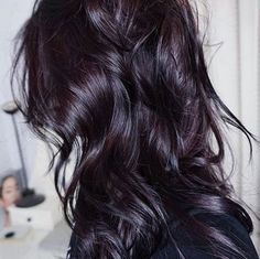 Smoked purple! Subtle enough for work! Hair Colour Inspo, Plum Hair, Hair Color And Cut, Hair Inspiration Color, Hair Inspo Color, Cool Hair Color, Hair Color For Black Hair, Hair Colour, Hair Skin