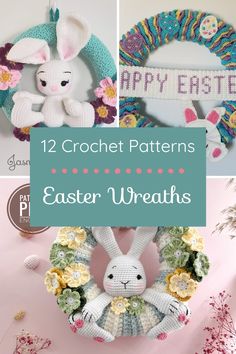 crochet patterns for easter wreaths