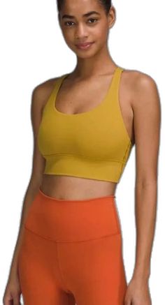 True Bra, High Support Bra, Mustard Yellow Color, Green Bras, Lululemon Bras, Lululemon Energy Bra, Light Flare, Strappy Bra, Longline Bra