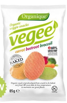 organic veggie snacks - carrot beetroot broccoli leaf & egg chips