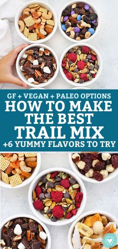 how to make the best trail mix for 6 yummy flavors to try