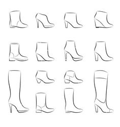 the basic steps to drawing boots