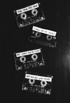 three cassette tapes with the words for you and me on them