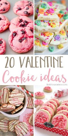 valentine's day cookie ideas that are easy to make and perfect for desserts