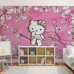 Hello Kitty Wallpaper Mural Hello Kitty For Wall (2205095) HD