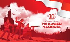 Pahlawan Nasional, Independence Day Greeting Cards, Keyword Elements Canva, 10 November, National Heroes, Card Poster, Banner Ad, Game Concept, Cartoon Jokes