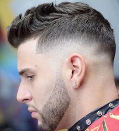 Modern Mohawk, Mens Messy Hairstyles, New Beard Style, Hairstyles For Teenage Guys, Drop Fade Haircut, Fade Haircut Styles, Military Haircut, Black Beard