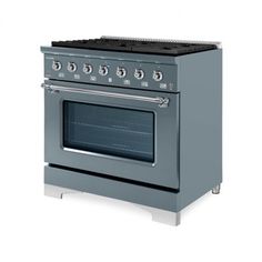 an electric stove with two burners and one oven door open, on a white background