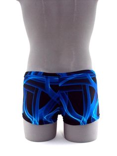 "Designed with a vibrant look sure to turn heads,this men's swimsuit lights up the beach or pool in refreshing style,this eye-catching stretch nylon square cut swimsuit for men stands out for all the right reasons. MADE IN USA PLEASE NOTE: All print fabric designs swimsuits varies, no two are alike. Drawcord waist 7\" Inch Side seams 3/4 inch waist elastic 3/8 inch leg elastic Center seam front pouch" Stretch Nylon Swimwear For Diving, Blue Fitted Short Length Swim Trunks, Blue Stretch Swim Trunks, Blue Fitted Surfing Shorts, Fitted Blue Surfing Shorts, Blue Stretch Swimwear For Diving, Blue Swim Trunks For Water Polo, Blue Beachwear Swim Trunks For Diving, Blue Nylon Swim Trunks