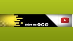 an image of a yellow and black tube with the word follow me on it