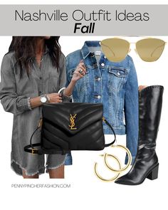 Fall Outfits In Nashville, Nashville Bar Outfit Fall, Nashville Outfits Fall 2023, Dresses For Nashville, Nashville Tennessee Outfits September, Classy Nashville Outfits, How To Pack For Nashville, What To Wear In Nashville In November, What To Wear To Nashville In The Fall