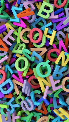 an image of colorful alphabets that are very large and multicolored in color