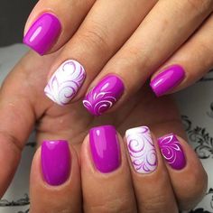 Art 2022, Tropical Nails, Purple Nail Designs, Pedicure Designs, Nail Art Designs Summer, Pretty Nail Art