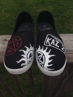 Supernatural Funny, Custom Shoes, Vans Classic Slip On Sneaker, Gifts Ideas