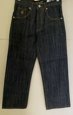 NWT Rocawear Men's Jeans Original Fit Denim Black Size 10. H139 Boys Jeans, Black Denim, Men's Jeans, Levi Jeans, Mens Jeans, Size 10, The Originals, Pants, Black