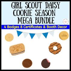 the girl scout's cookie season mega bundle includes cookies, doughnuts and other treats