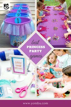 the best princess party games for kids to play with and have fun on the table