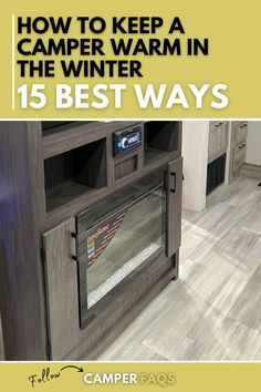 How To Keep A Camper Warm In The Winter Floor Insulation, Small Campers