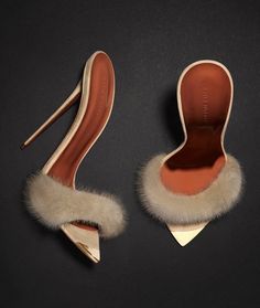 Fur Band, Slides Shoes, Crazy Shoes, Women Sandals, Shoe Obsession