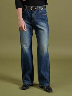 Composition : 100% cottonCountry of Origin : Republic of Korea Faded Cotton Flare Jeans With Five Pockets, Casual Cotton Straight Fit Jeans, Casual Cotton Jeans With Straight Fit, Casual Straight Fit Cotton Jeans, Casual Cotton Jeans With Straight Hem, Casual Cotton Flare Jeans, Casual Straight Fit Flare Jeans With Pockets, Casual Flare Jeans With Pockets And Straight Fit, Cotton Medium Wash Flare Jeans For Streetwear