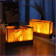 This wooden LED atmosphere night light is suitable for a wide range of scenarios, such as bedroom bedside, bars, cafes, and even camping. And the warm atmosphere it creates makes you feel truly relaxed. These desk lamps can be controlled by touch switches, and the large desk lamps also support brightness memory function and stepless dimming function. (Note: Only large table lamps support brightness memory and infinite dimming functions). These decorative night lights are designed with a type-c U Wooden Cube Lights, Cordless Led Lamp, Modern Nightstand Lamps Bedside Tables, Bachelor Pad Lamps, Led Table Centerpieces, Wood Led Lamp, Bedroom Desk Lamp, Led Bedroom, Desk Lamps Bedroom