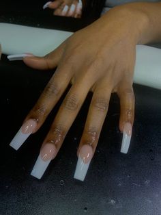 #follow #acrylic #nails #nailart #nailsofinstagram #nailstagram Streetwear Tiktok, Tip Acrylics, French Tip Acrylics, Long Acrylic Nail Designs, Short Square Acrylic Nails, Exotic Nails