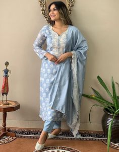 modern sky blue viscose maslin trendy designer heavy viscose readymade suit collection with sky blue viscose rayon rt8846-184456 Front View Sky Blue Dupatta, Alia Cut Kurti, Alia Cut, Anarkali Tops, Blue Dupatta, Suit Collection, Viscose Rayon, Anarkali Dress, Embroidery Work