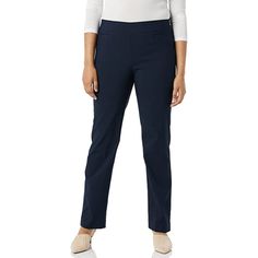 The Women's Super Stretch Millennium Pull-On Straight Leg Pant is the ultimate in comfort and style. Made with a super stretch fabric, these pants provide a comfortable fit that moves with you throughout the day. The pull-on design eliminates the need for zippers or buttons, making them easy to put on and take off. The straight-leg cut is both classic and on-fashion, making them perfect for any occasion. Specifications: Fabric Type: 78% Rayon, 19% Nylon, 3% Spandex Care Instructions: Machine Was Versatile Straight Leg Elastane Pants, Stretch Elastane Straight Work Pants, Stretch Straight Elastane Work Pants, Comfort Stretch Elastane Straight Pants, Stretch Elastane Ankle-length Work Pants, Stretch Ankle-length Elastane Work Pants, Relaxed Fit Full-length Elastane Pants, Versatile Relaxed Fit Elastane Pants, Versatile Straight Leg Pants With Comfort Stretch